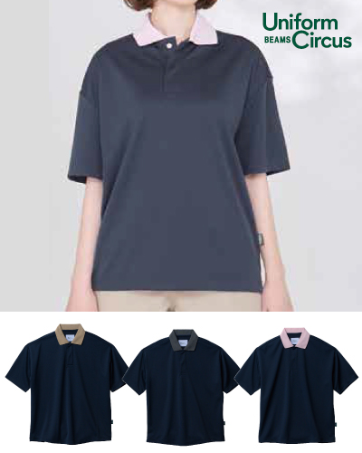 BKB4502　Uniform Circus BEAMS　ビームス ポロシャツ  男女兼用　