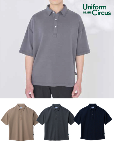 BKB4503　Uniform Circus BEAMS　ビームス ポロシャツ  男女兼用　