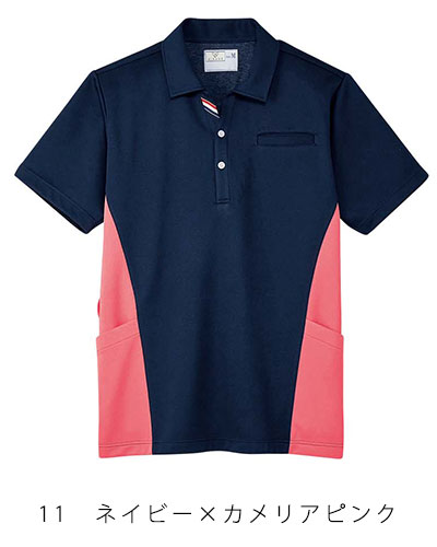 CR182　ケアワークシャツ　男女兼用　キラク（KIRAKU）