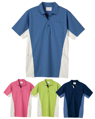 CR219 ケアワークシャツ トンボ　キラク