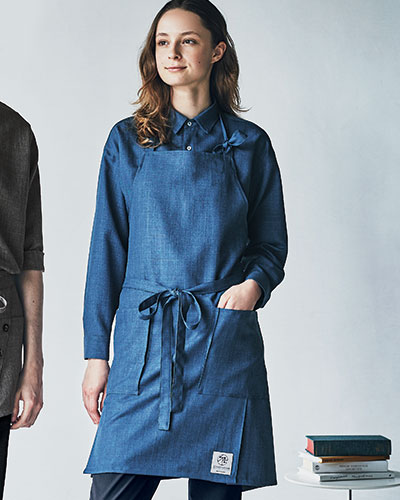 HAE012　ハートグリーン(HEARTGREEN)　エプロン　男女共用