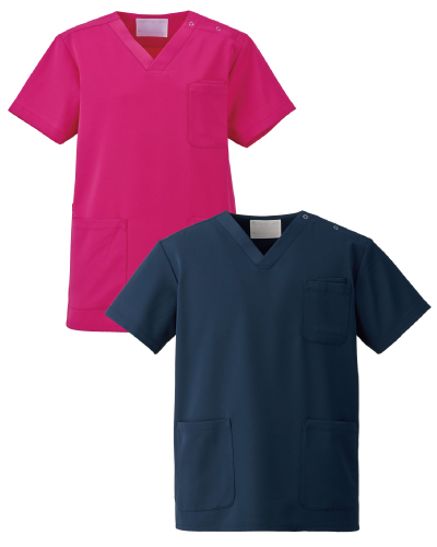 HS-8090 HS-8091 男女兼用スクラブ Raffiria(ラフィーリア) オンワード(ONWARD)