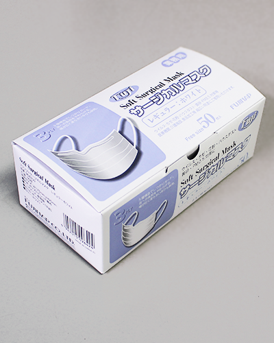 964200 フジソフトサージカルマスク3PLY　1箱50枚入り