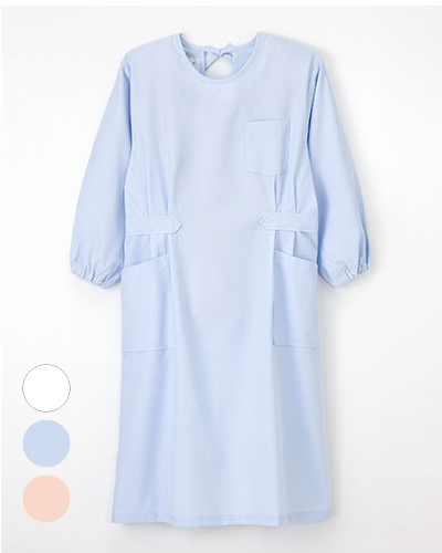 KEX-1140　ナガイレーベン(nagaileben)ケックスター　レディスケアガウン八分袖