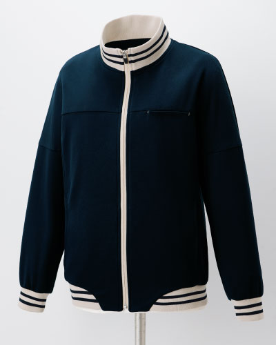 KZN249　KAZEN・カゼン（介護・ワーク）　ジャージジャケット　男女兼用