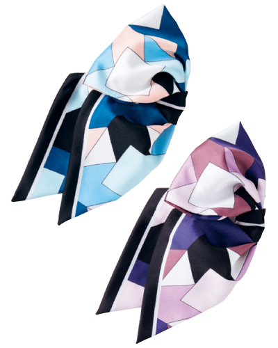 OR71　 クリップ付きリボンスカーフ　Nuovo(ヌーヴォ)