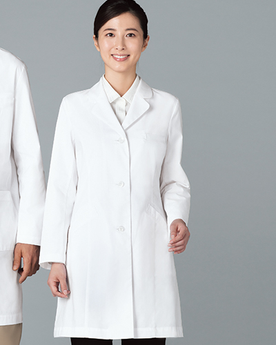 REP210　診察衣シングル型レディスハーフ丈　KAZEN・カゼン