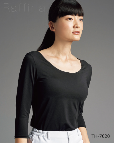 TH-7020 レディス スクラブインナー Raffiria(ラフィーリア) オンワード(ONWARD)