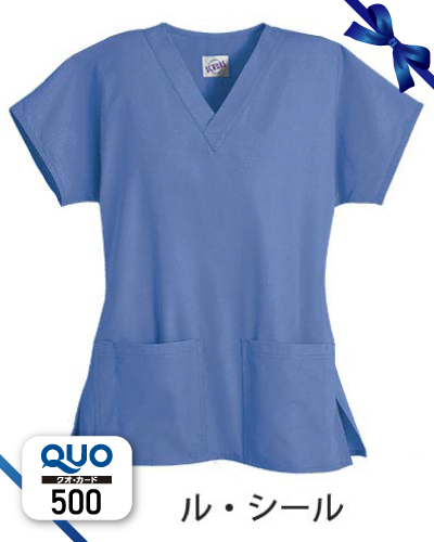 【500円QUOカードプレゼント】Z-1012 2ポケットトップ男女兼用 S.C.R.U.B.S(スマートスクラブス)　