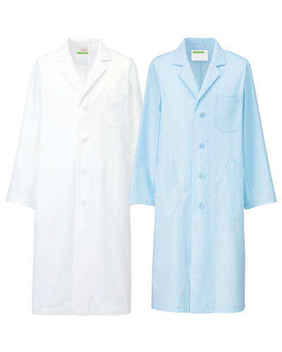 250-90・91　診察衣シングル型長袖メンズ　シーティーワイ　KAZEN・カゼン