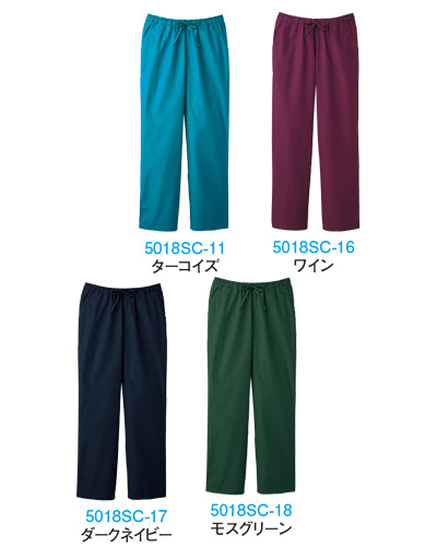 5018SC FOLK メンズ PANTONEストレートパンツ [全13色] ナースウェア