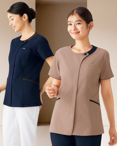 7069SC ジップスクラブ レディス FOLK(フォーク) ナースウェアドットコム