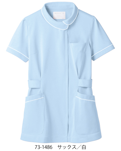 未使用  モンブラン ナースジャケット  半袖 73-1482 1484 1486 ナースジャケット(半袖) MONTBLANC(モンブラン)