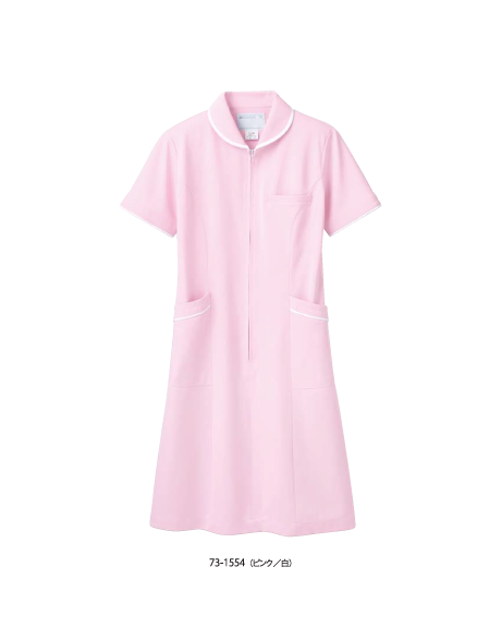 【LLサイズ】Munsingwear 中綿ワンピース　白 マンシングウェアMUNSINGWEAR星柄中綿ワンピース LL - レディース