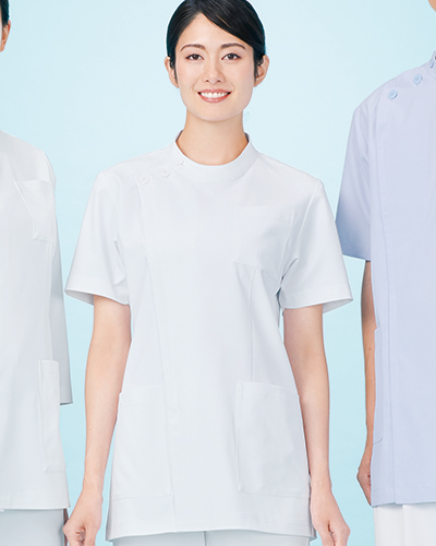 762 男女兼用ジャケット半袖 KAZEN・カゼン