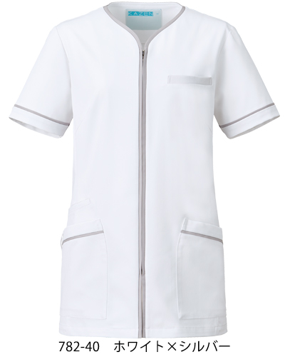 782 レディスジャケット半袖 Elegant(エレガント) KAZEN(カゼン)