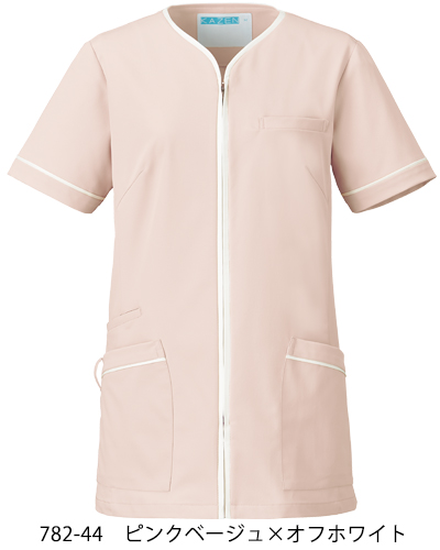 782 レディスジャケット半袖 Elegant(エレガント) KAZEN(カゼン)