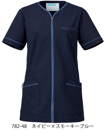 782 レディスジャケット半袖 Elegant(エレガント) KAZEN(カゼン)