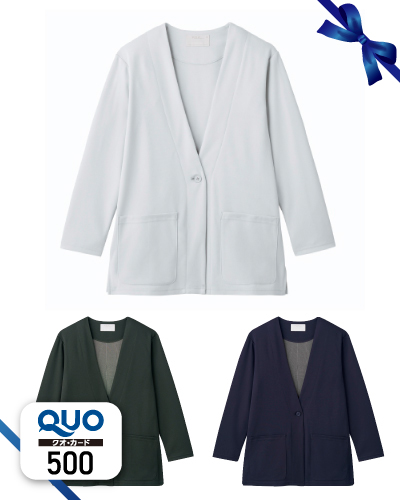 【QUOカード】9007SC　FOLK　ニットカーディガン レディス