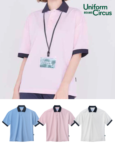 BKB4501　Uniform Circus BEAMS　ビームス ポロシャツ  男女兼用　