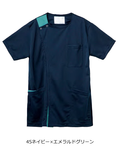 CM306 前開きスクラブ トンボ キラク