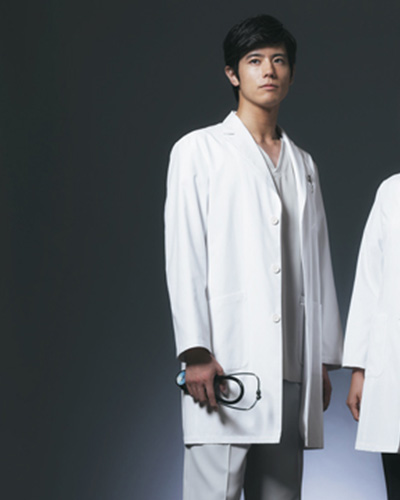 CO-6007 メンズ ショート丈ドクターコート オンワード(ONWARD) 