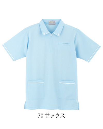 こーき CR117 ケアワークシャツ男女兼用 キラク(kiraku)