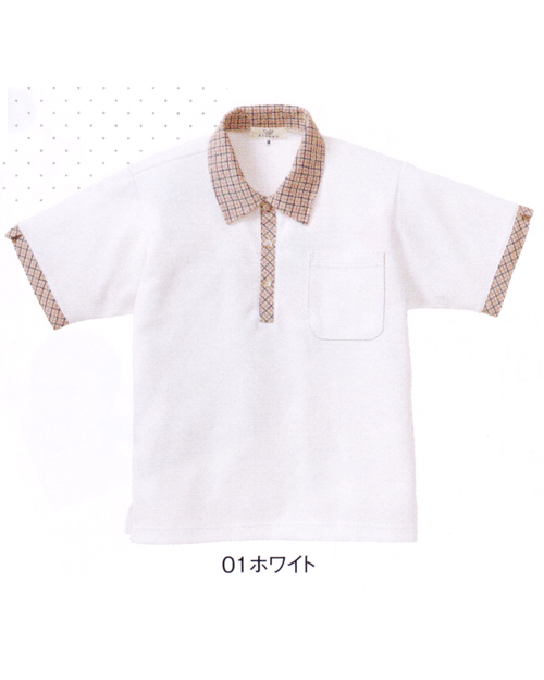 CR132 キラク(kiraku) レディスニットシャツ