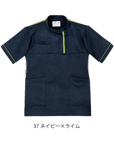 CR198 レディス ケアワークシャツ キラク（KIRAKU） ナースウェア