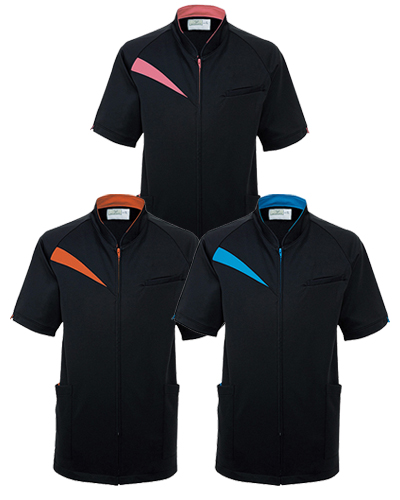 CR201　ケアワークシャツ　男女兼用　キラク（KIRAKU）