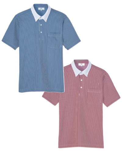 CR205　ニットシャツ 男女兼用　キラク（KIRAKU）