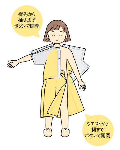 福福 CV565 子ども用術前術後パンツ キラク（KIRAKU）