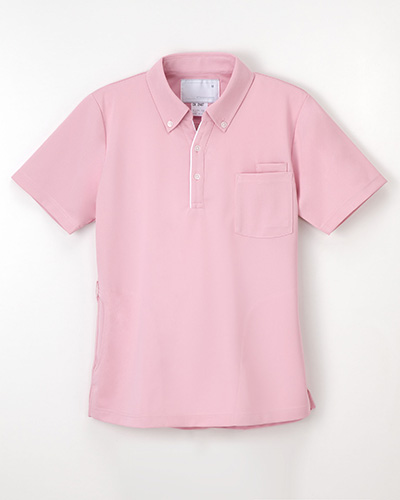 CX-2487　ナガイレーベン(nagaileben)介護ウェア　男女兼用ニットシャツ