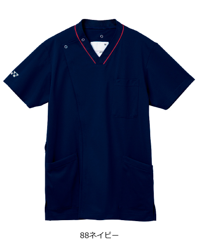 CY830 前開きスクラブ YONEX