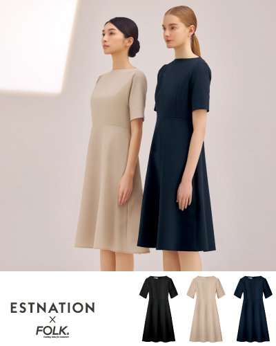 EN700 レディススクラブ ESTNATION×FOLK(フォーク) ナースウェアドットコム
