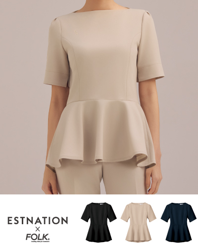 EN700 レディススクラブ ESTNATION×FOLK(フォーク) ナースウェアドットコム