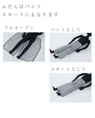 GJ-1588 ナガイレーベン 男女兼用 患者用パンツ(フルオープンタイプ)