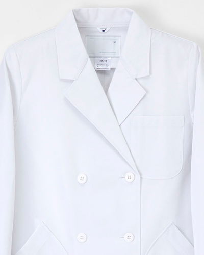 HK-12 ナガイレーベン(nagaileben)ホスパーニット レディス診察衣ダブル型