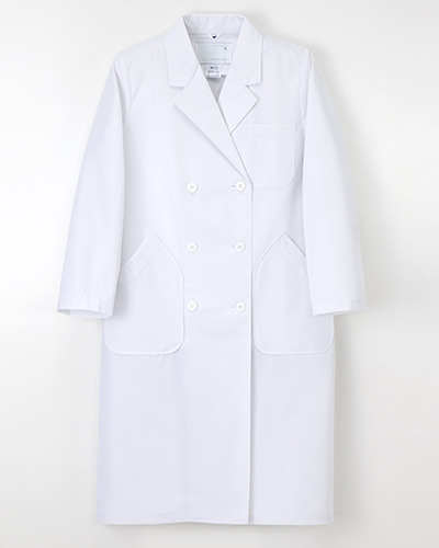 HK-12 ナガイレーベン(nagaileben)ホスパーニット レディス診察衣ダブル型