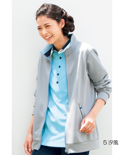 HM-2501 ハートグリーン(HEARTGREEN) ニットジャケット 男女共用