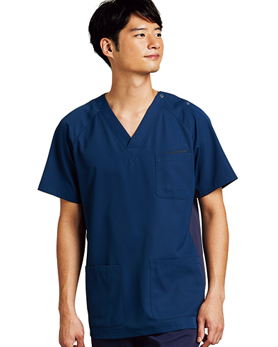 HS-8004 レディススクラブ(男性も着用可) Raffiria(ラフィーリア) オン