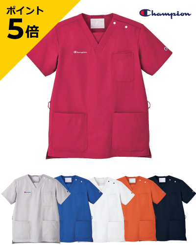 HS-8121 HS-8122 HS-8123 HS-8127 HS-8128 HS-8129 スクラブ 男女兼用 チャンピオン(Champion)