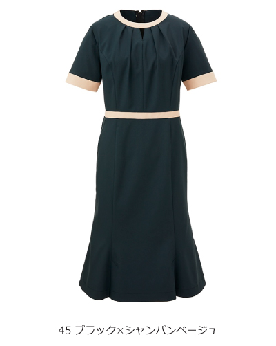 KZN325 ワンピース 半袖 KAZEN (カゼン)