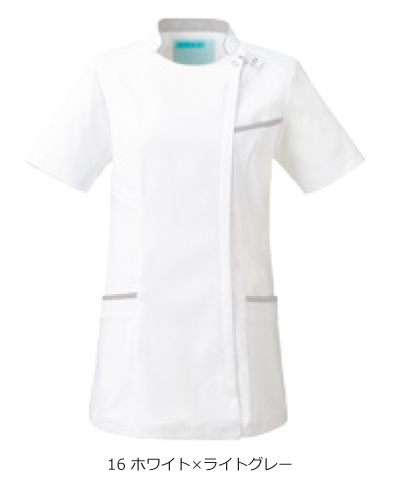 KZN700 レディスジャケット 半袖 KAZEN (カゼン) ナースウェアドットコム