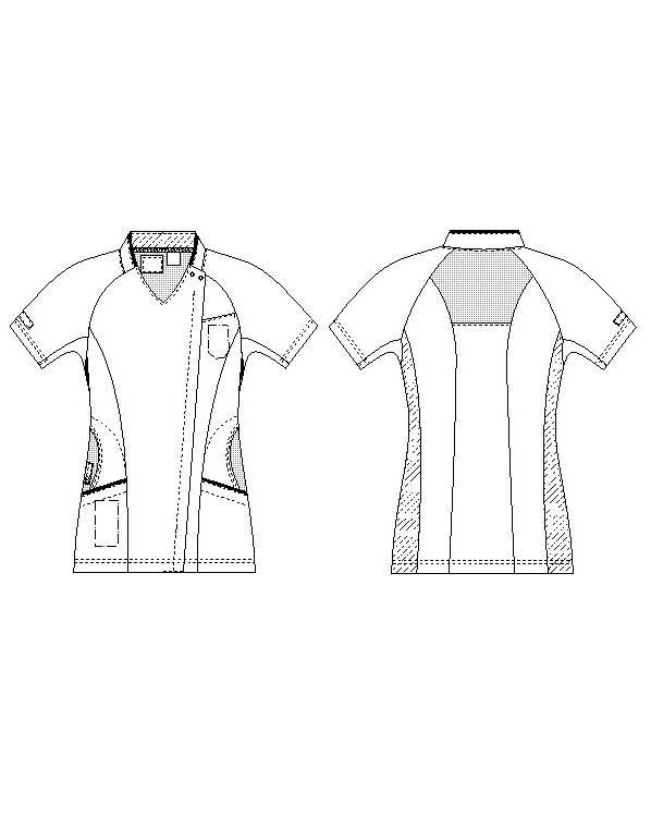 Lx 5377 ナガイレーベン Nagaileben 女子スクラブ 白衣 看護衣 介護服 エステウェア 受付事務服の通販ショップ ナースウェアドットコム