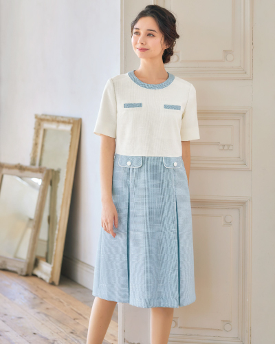 MARY QUANT マリークワント サマーツイード ワンピース 半袖【春夏