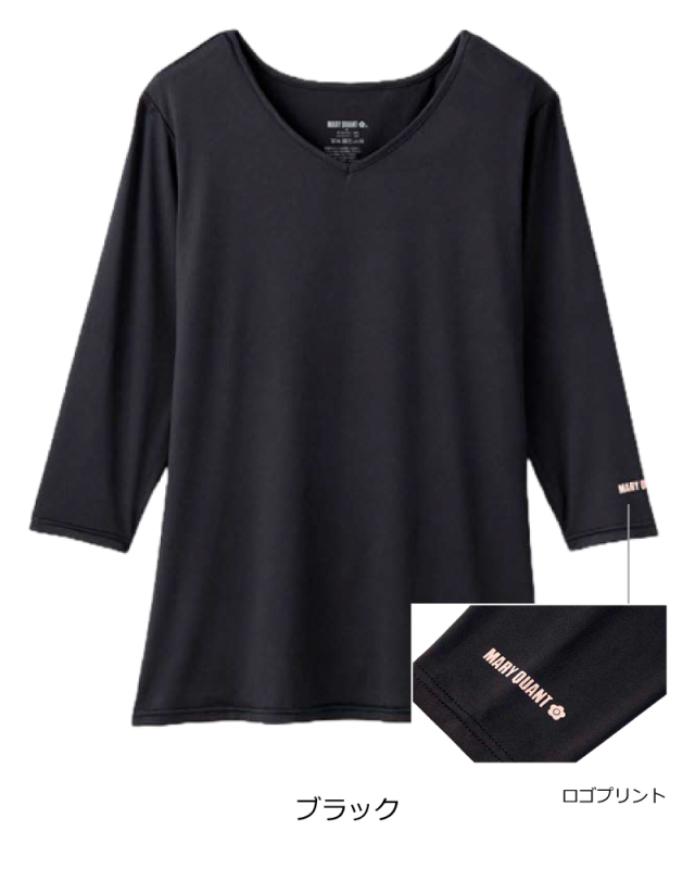 MARY QUANT マリークワント ロゴ入り スクラブインナー MED-26S-10