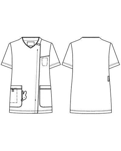 Mff 57 ミッフィー スクラブ 女子 ナガイレーベン Nagaileben 白衣 看護衣 介護服 エステウェア 受付事務服の通販ショップ ナースウェアドットコム