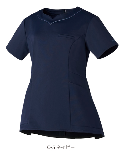 ミッシェルクラン] 女性 レディース チュニック 【透防止／制電／ストレッチ／制菌／工業洗濯対応】 MK0032 チュニック 白衣 ミッシェルクラン  MK-0022 半袖 ストレッチ 透け防止 女性 おしゃれ レディース チトセ エステ服 医師 医療用白衣 人気デザイン ホワイト ... [ミッシェルクラン] 女性 レディース チュニック 【透防止／制電／ストレッチ／制菌／工業洗濯対応】 MK0032