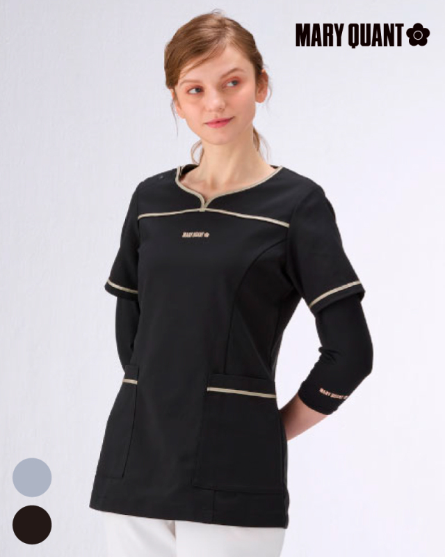 MARY QUANT マリークワント 背あて布プリント スクラブ MQ-11